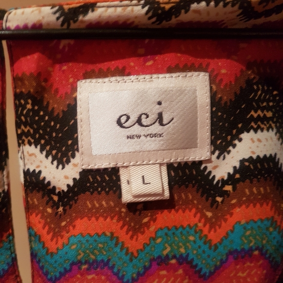 Multi Color open sleeve top - Picture 3 of 3